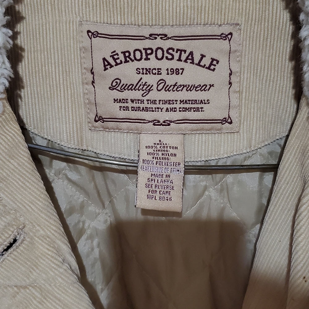 Aeropostale Corduroy Jacket with lining. - Picture 3 of 9